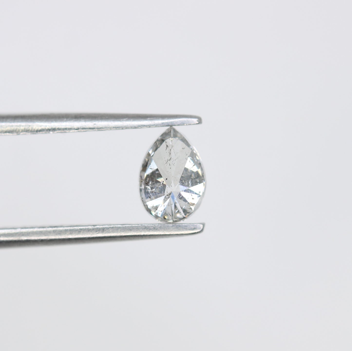 Unique 0.42 CT Pear Cut Salt & Pepper Diamond | Perfect for Engagement Rings - JayKrishna Diamond