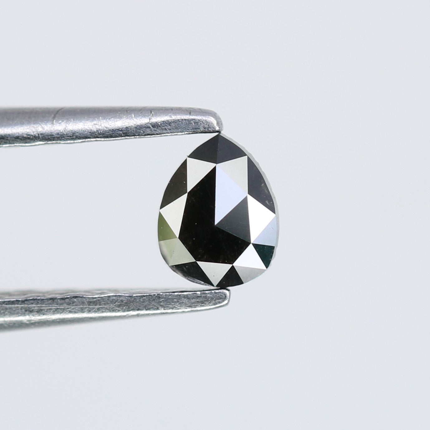 0.16 CT Pear Cut Natural Black Diamond - 4.00 MM Loose Gemstone for Unique Engagement Rings | Trendy Black Diamond Jewelry - JayKrishna Diamond