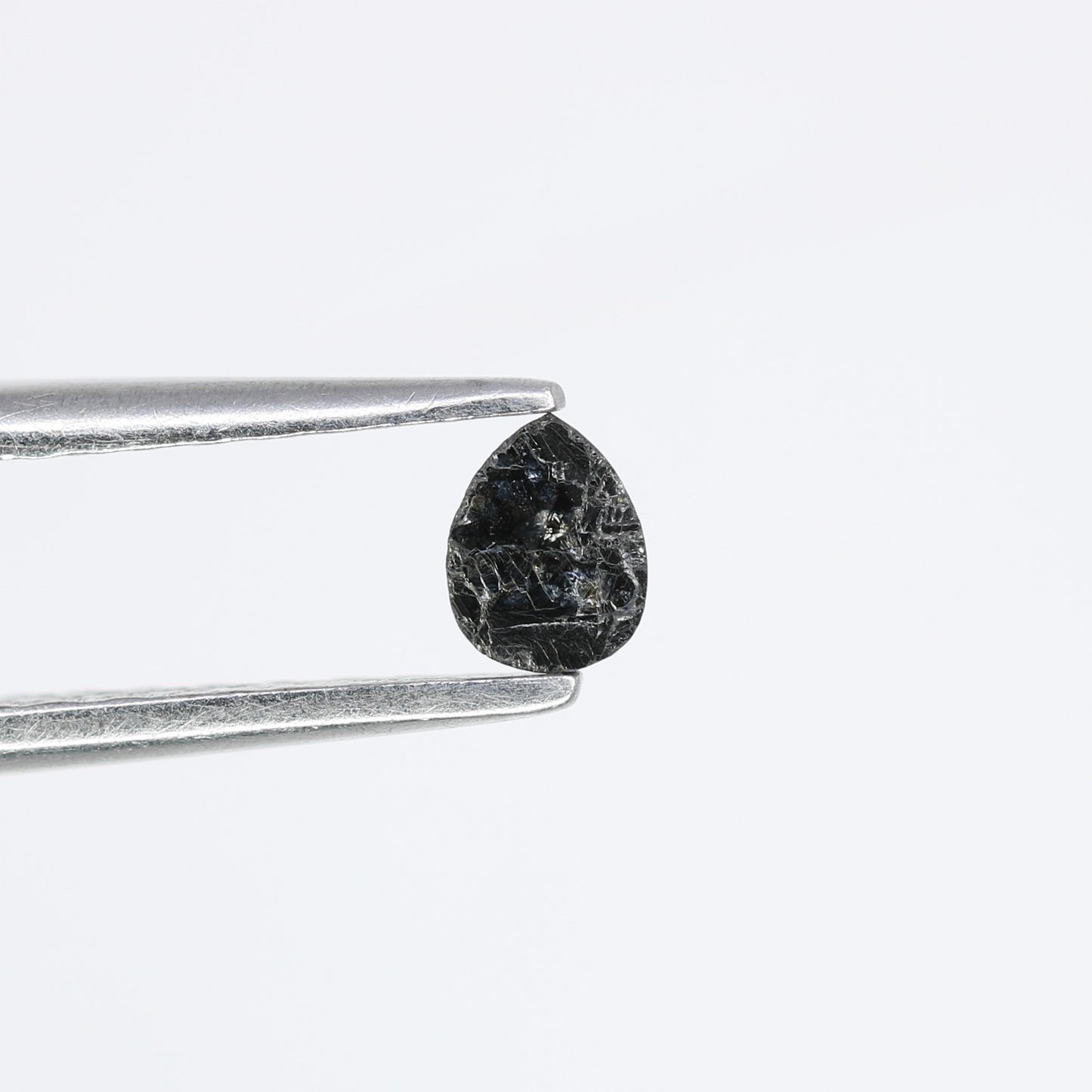 0.16 CT Pear Cut Natural Black Diamond - 4.10 MM Loose Gemstone for Custom Engagement Rings | Trendy Black Diamond Jewelry - JayKrishna Diamond