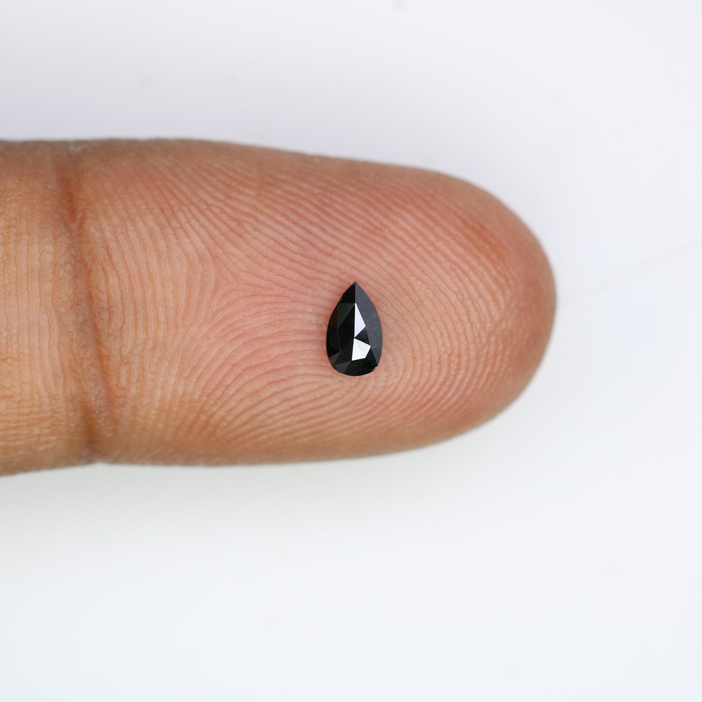 0.18 CT Pear Shape Black Salt and Pepper Loose Diamond - Ideal for Engagement Rings, Necklaces, Earrings, and Custom Jewelry - JayKrishna Diamond