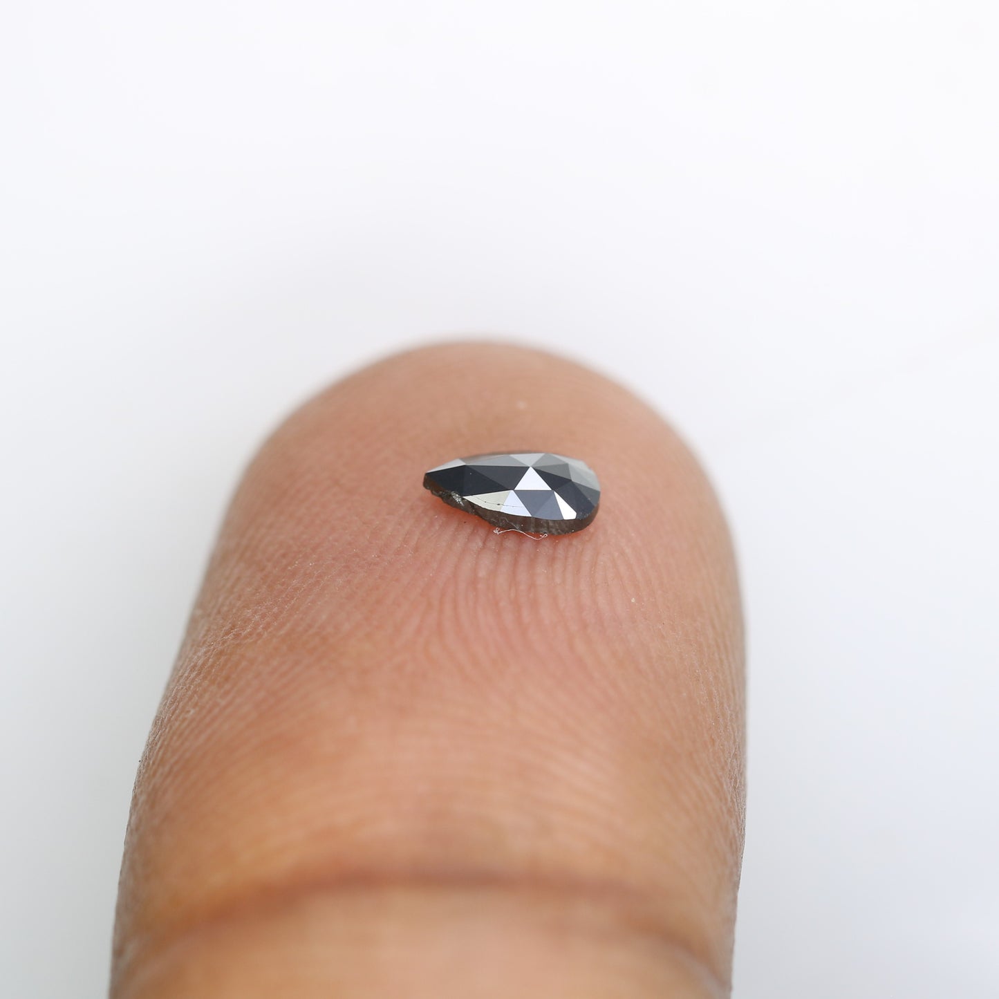0.18 CT Pear Shape Black Salt and Pepper Loose Diamond - Ideal for Engagement Rings, Necklaces, Earrings, and Custom Jewelry - JayKrishna Diamond