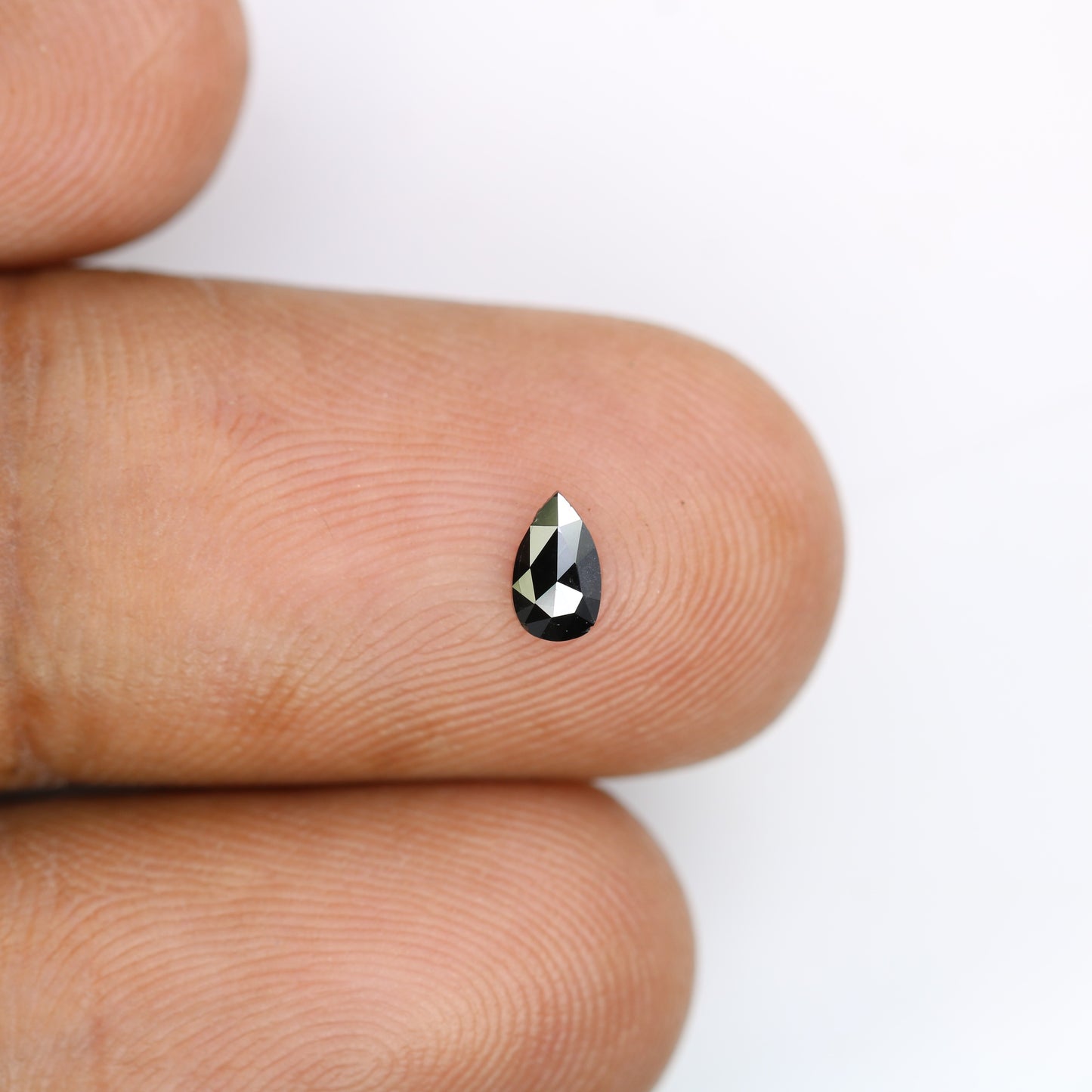 0.18 CT Pear Shape Black Salt and Pepper Loose Diamond - Ideal for Engagement Rings, Necklaces, Earrings, and Custom Jewelry - JayKrishna Diamond
