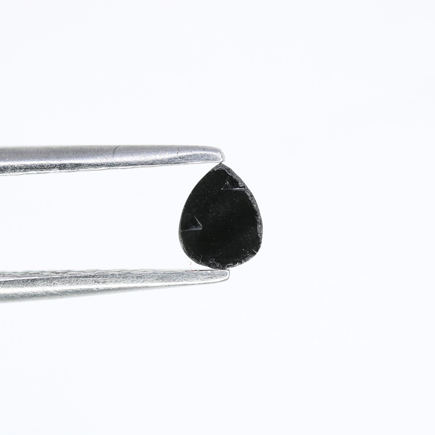 0.19 CT Pear Shape Black Loose Diamond - 4.10 MM, Perfect for Engagement Rings, Necklaces, Promise Rings, Earrings, and Anniversary Gifts - JayKrishna Diamond
