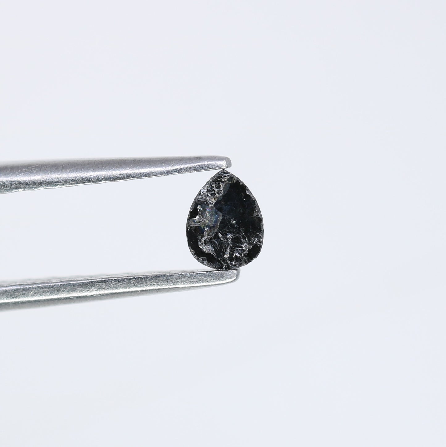 0.15 CT 4.10 x 3.10 MM Pear Cut Black Loose Natural Diamond – Ideal for Engagement Rings and Custom Jewelry - JayKrishna Diamond