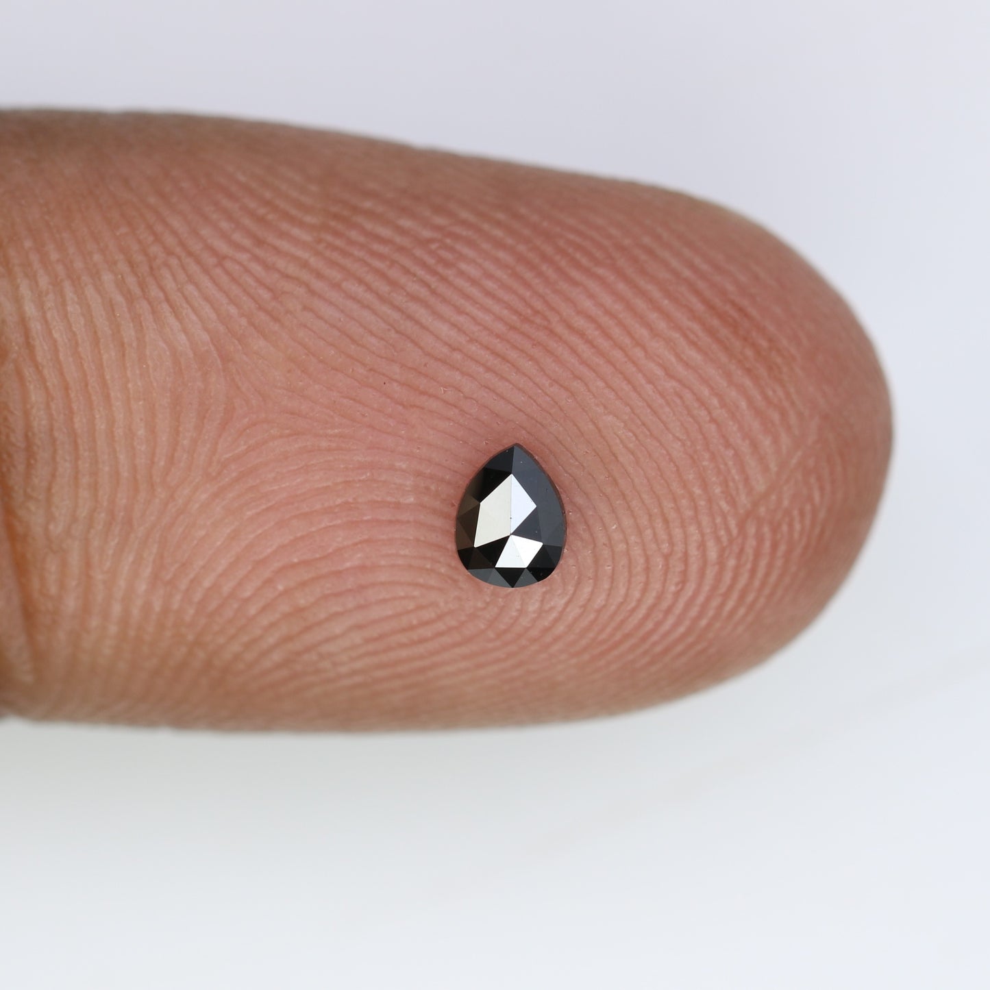 0.15 CT 4.10 x 3.10 MM Pear Cut Black Loose Natural Diamond – Ideal for Engagement Rings and Custom Jewelry - JayKrishna Diamond