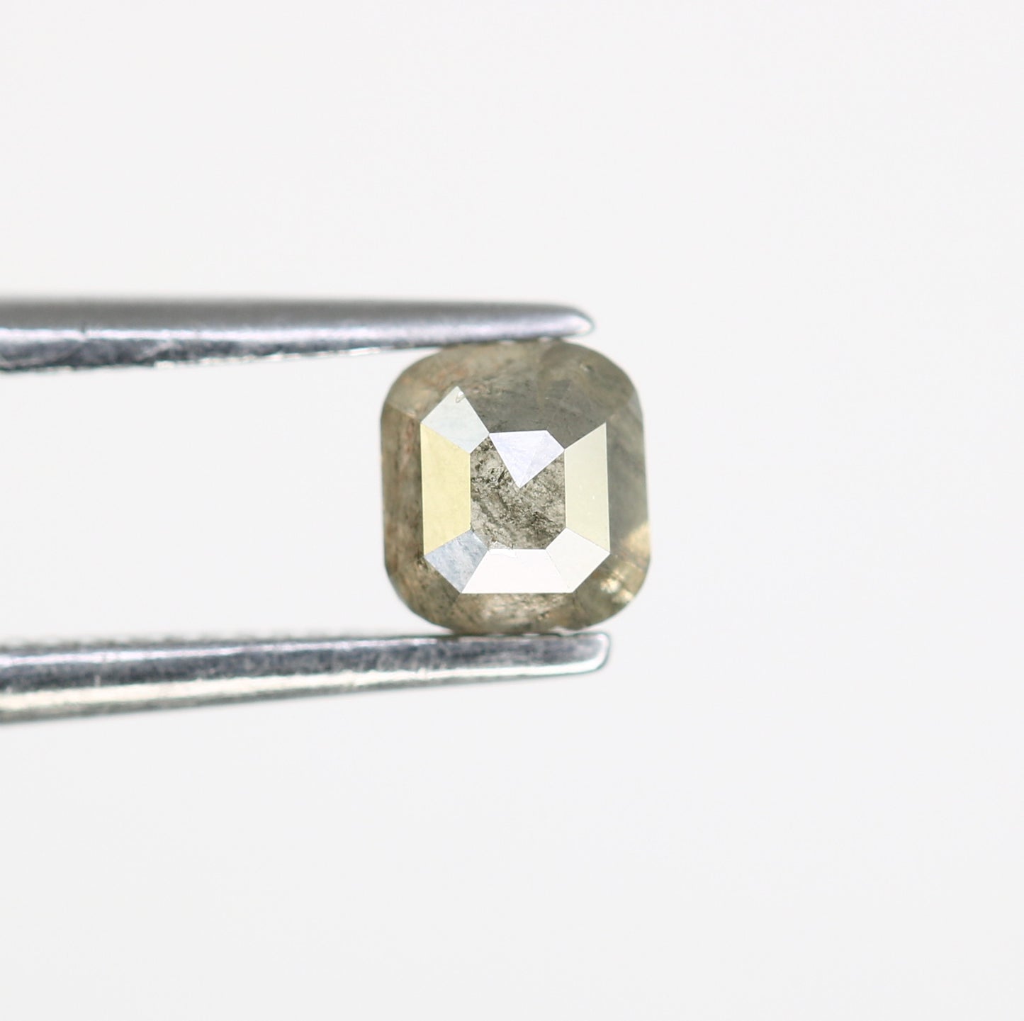 0.51 Carat 4.20 MM Asscher Shape Natural Salt And Pepper Diamond For Galaxy Ring. - JayKrishna Diamond