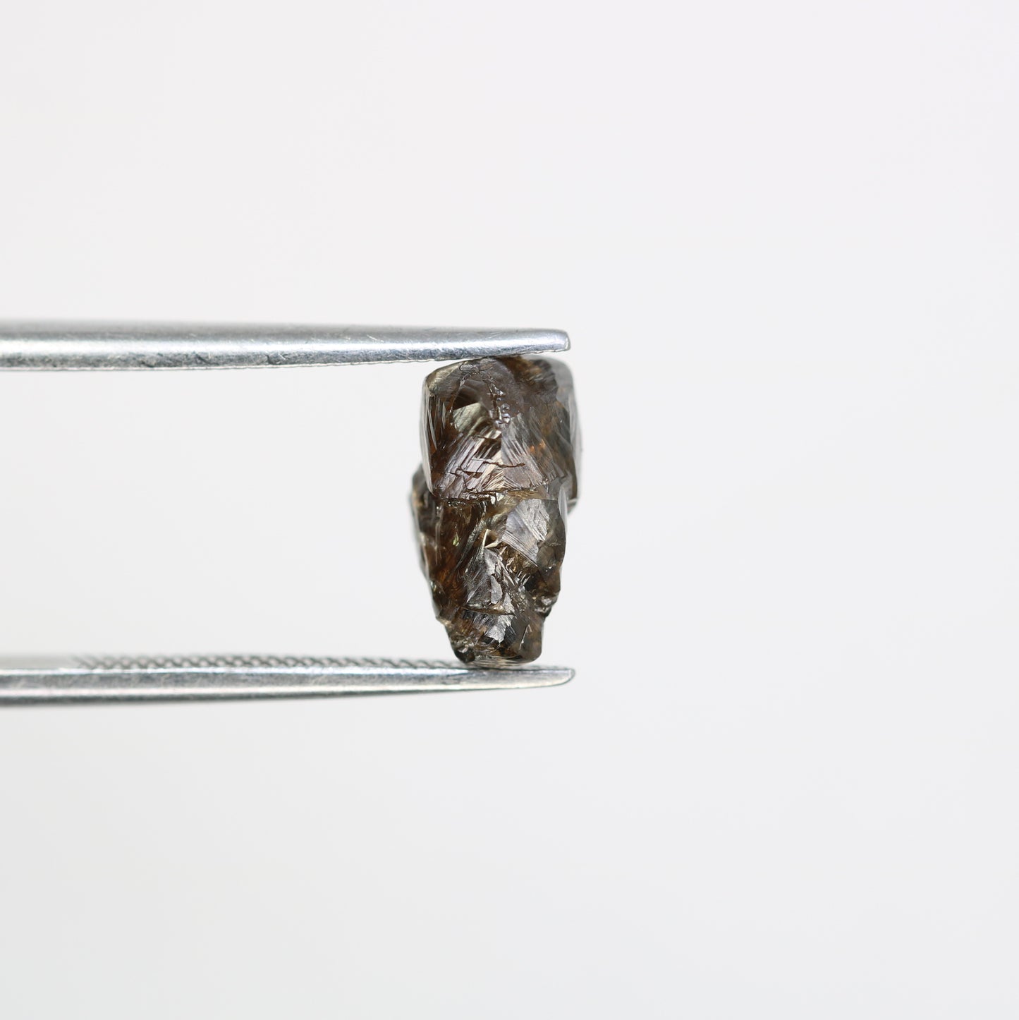 2.58 CT Rough Raw Uncut Dark Brown Diamond For Engagement Ring - JayKrishna Diamond