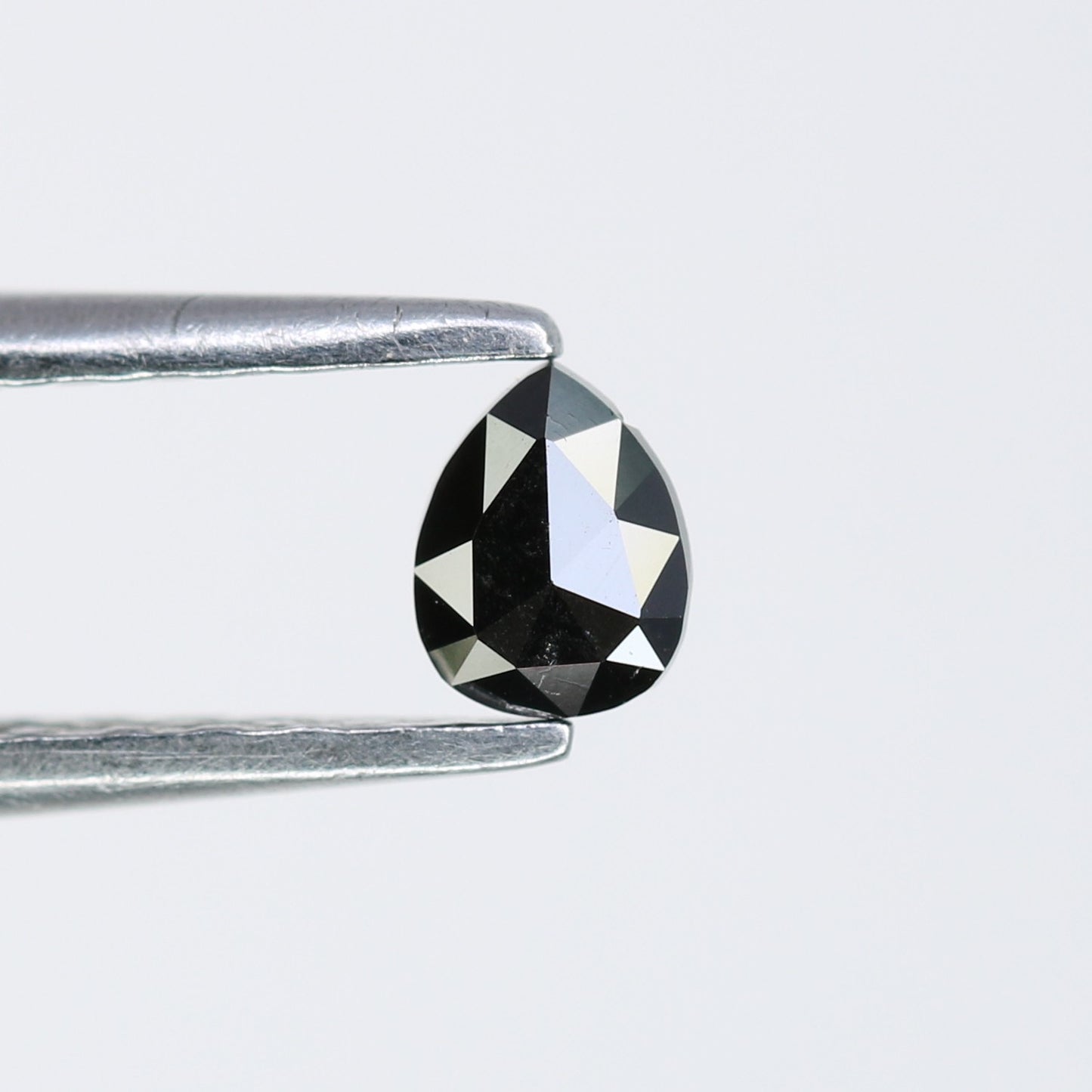 0.14 CT Natural Black Pear Shape Salt and Pepper Diamond for Engagement Rings, Custom Jewelry, and Stylish Bracelets - JayKrishna Diamond