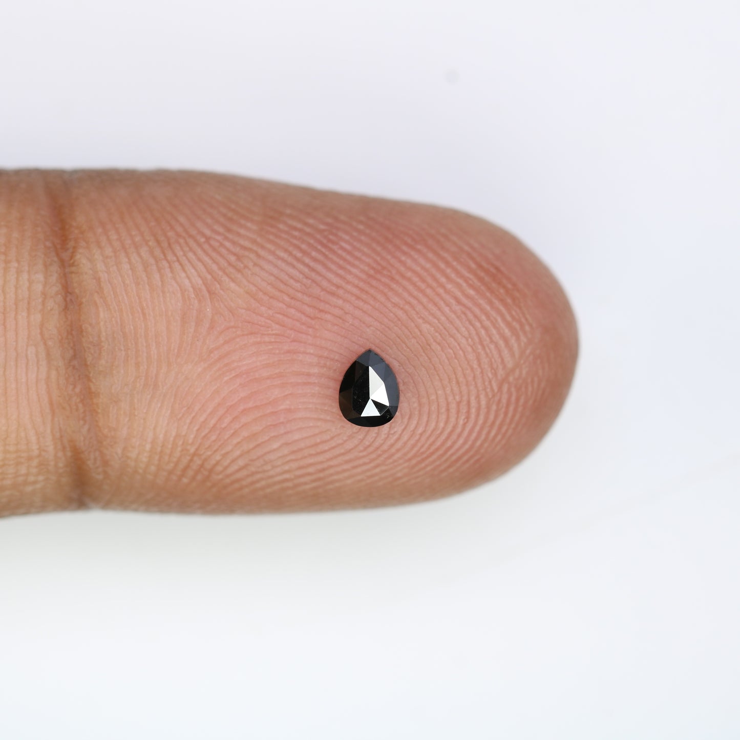 0.14 CT Natural Black Pear Shape Salt and Pepper Diamond for Engagement Rings, Custom Jewelry, and Stylish Bracelets - JayKrishna Diamond
