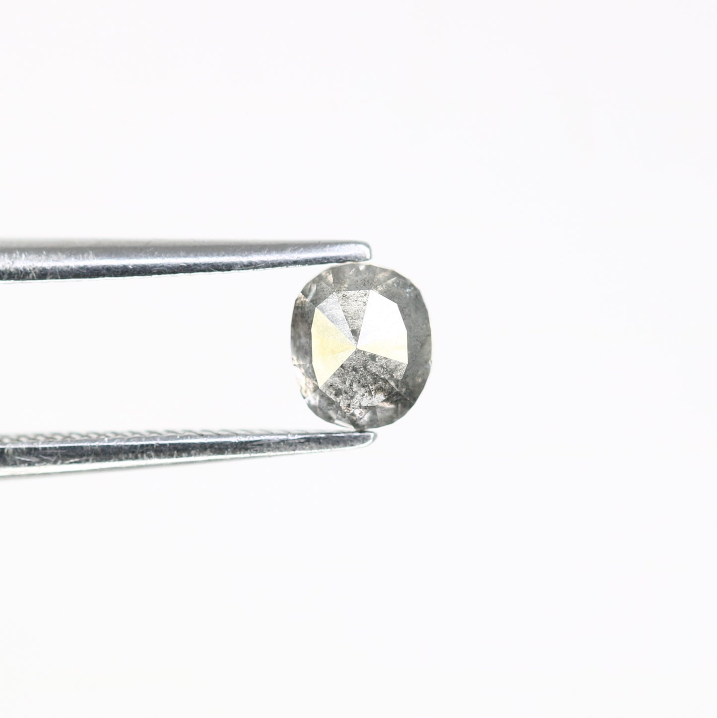 0.54 CT 5.10 MM Oval Shape Salt and Pepper Diamond For Wedding Ring - JayKrishna Diamond
