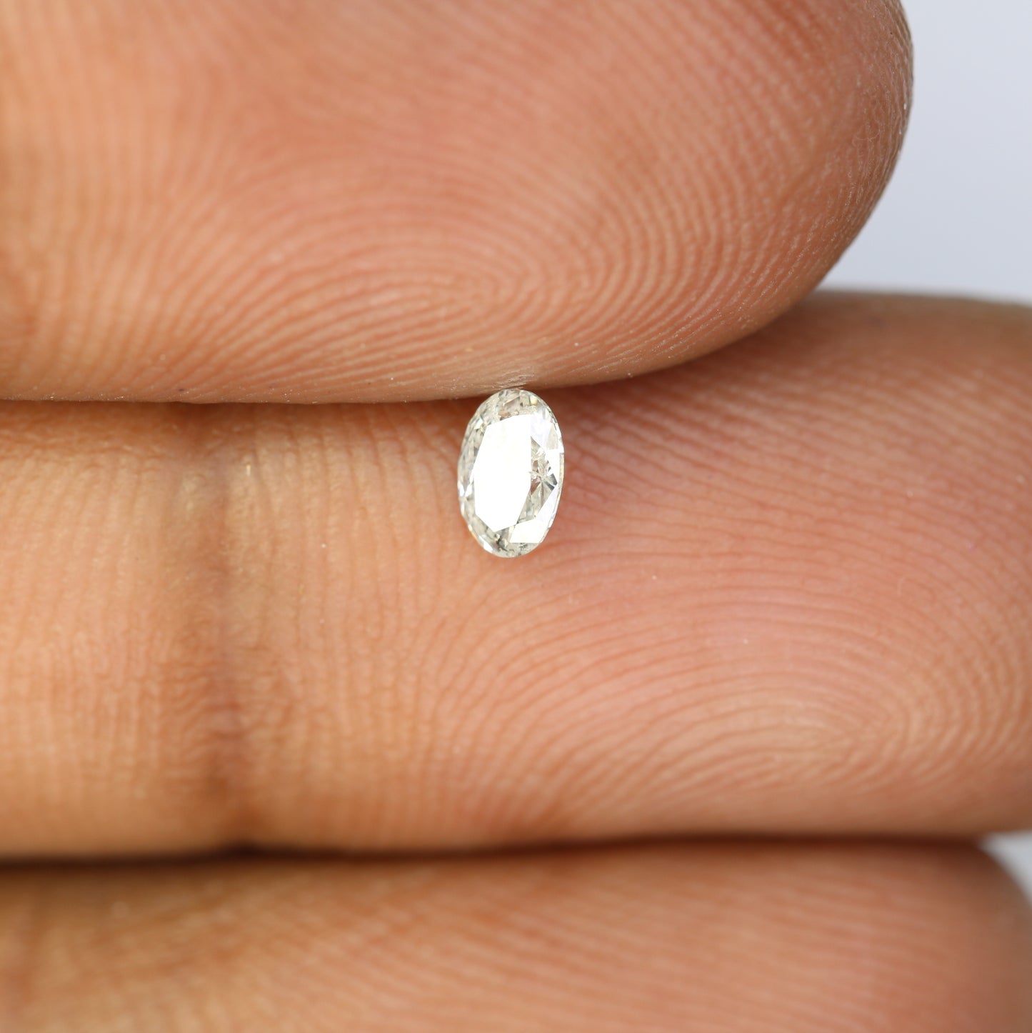0.22 CT Salt and Pepper Oval Shape Natural Diamond – Ideal for Engagement Rings - JayKrishna Diamond