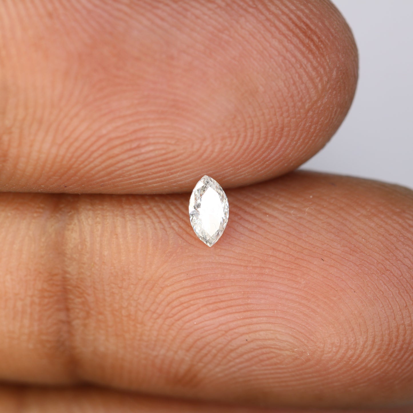 0.17 CT Marquise Shape White Salt and Pepper Loose Diamond - Perfect for Engagement Rings, Necklaces, Earrings, and Custom Jewelry - JayKrishna Diamond