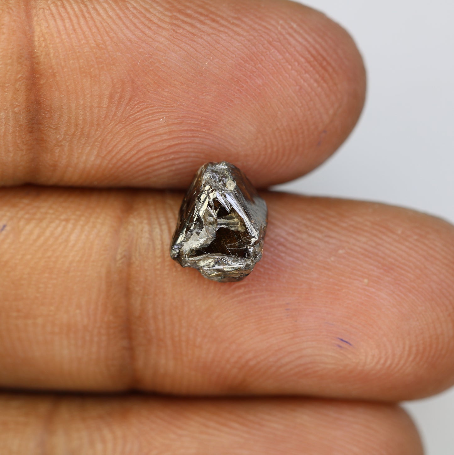 2.68 CT Dark Brown Rough Raw Uncut Diamond For Engagement Ring - JayKrishna Diamond