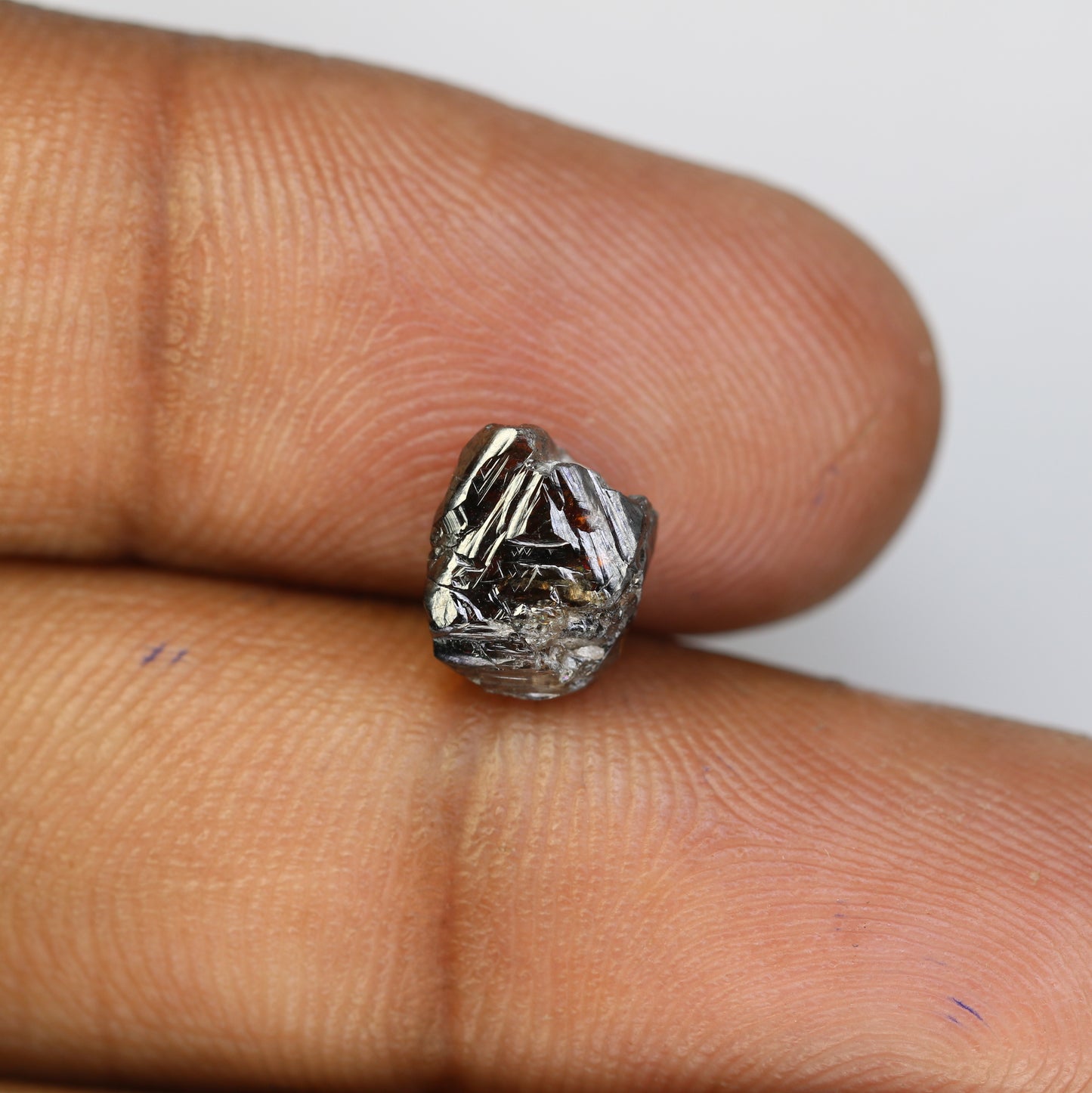 2.92 CT Rough Dark Brown Raw Uncut Diamond For Engagement Ring - JayKrishna Diamond