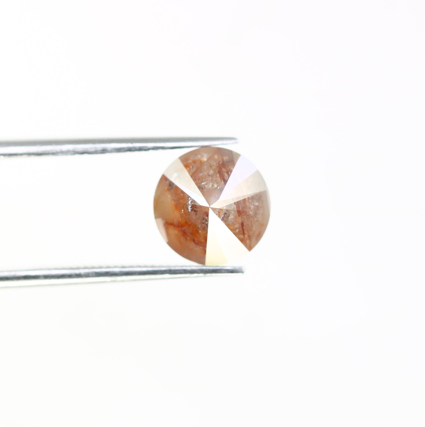 2.90 CT 8.20 MM Round Brilliant Cut Fancy Red Diamond For Engagement Ring with Certification - JayKrishna Diamond