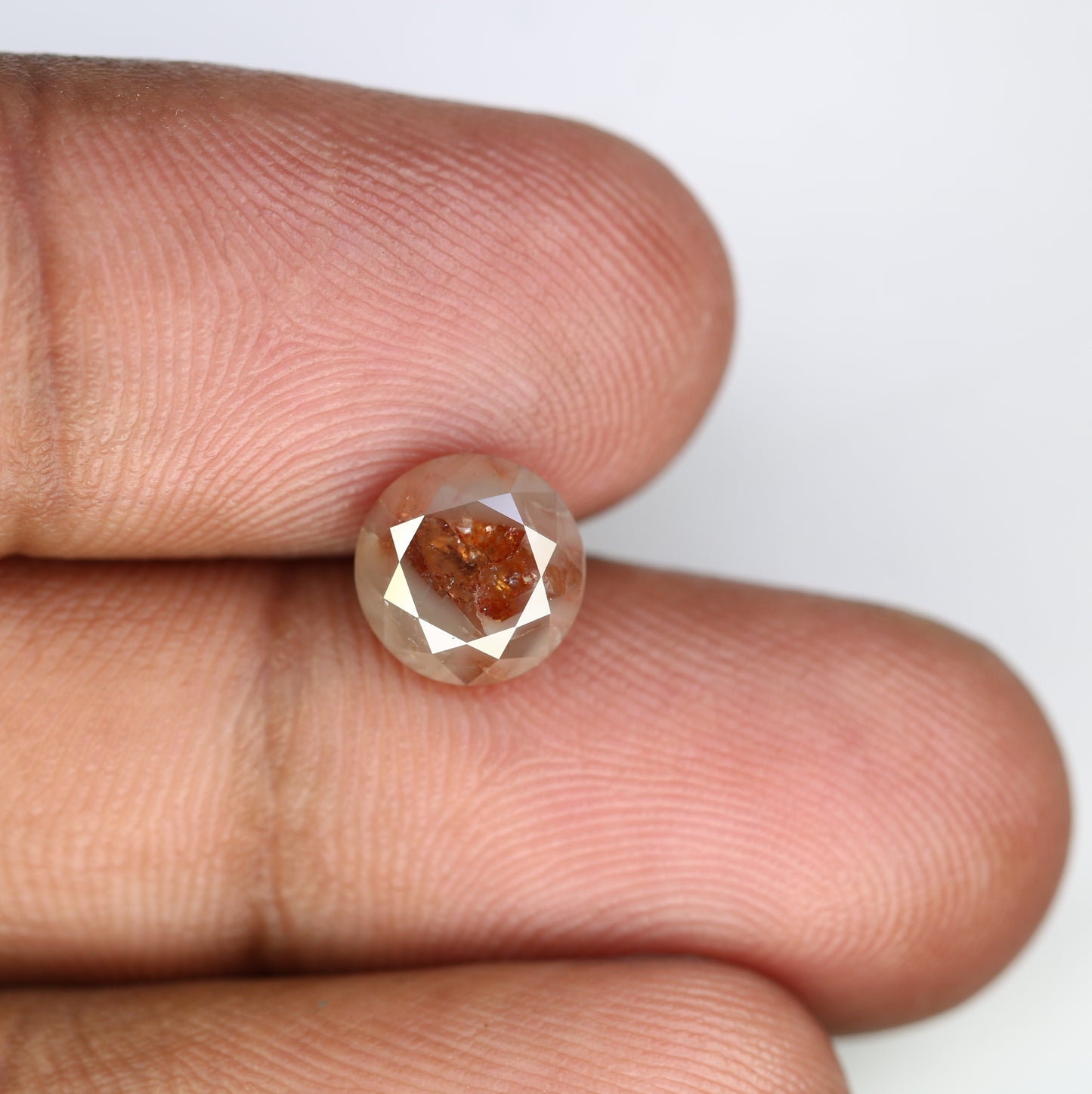 2.90 CT 8.20 MM Round Brilliant Cut Fancy Red Diamond For Engagement Ring with Certification - JayKrishna Diamond
