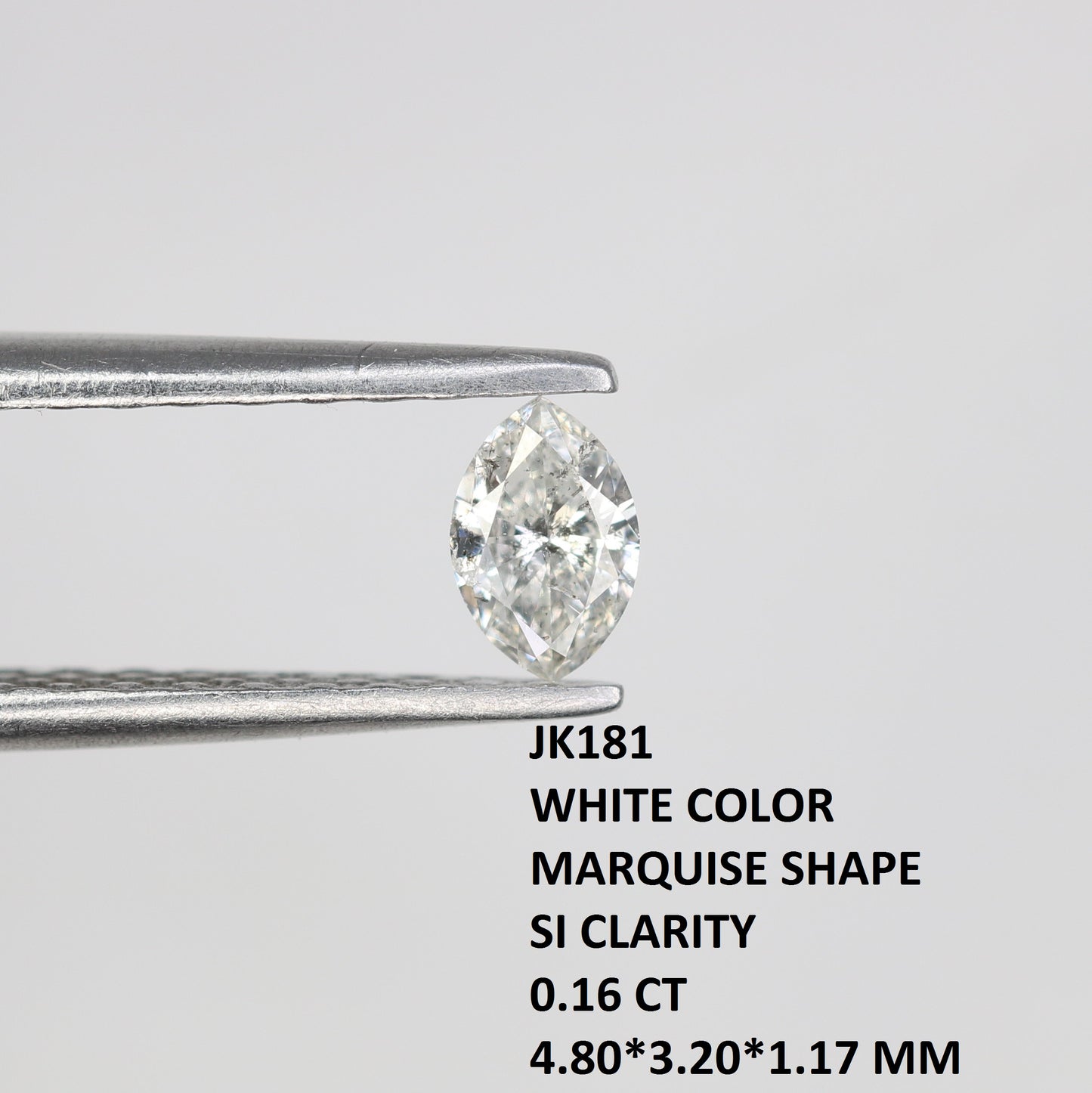 0.16 CT Marquise Cut White Natural Loose Diamond - Ideal for Engagement Rings & Fine Jewelry - JayKrishna Diamond