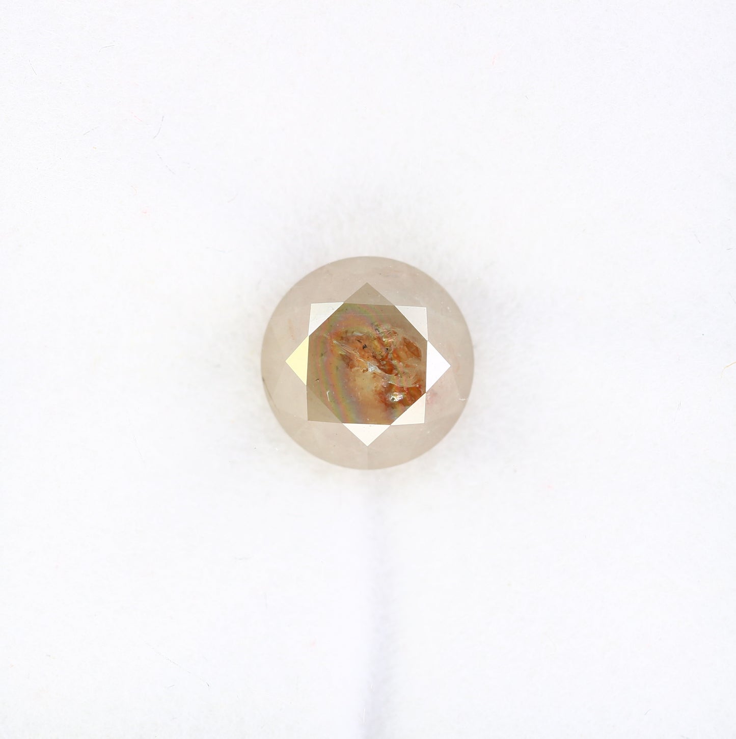2.37 CT Natural Grey Round Brilliant Cut 7.70 MM Loose Diamond For Wedding Ring - JayKrishna Diamond