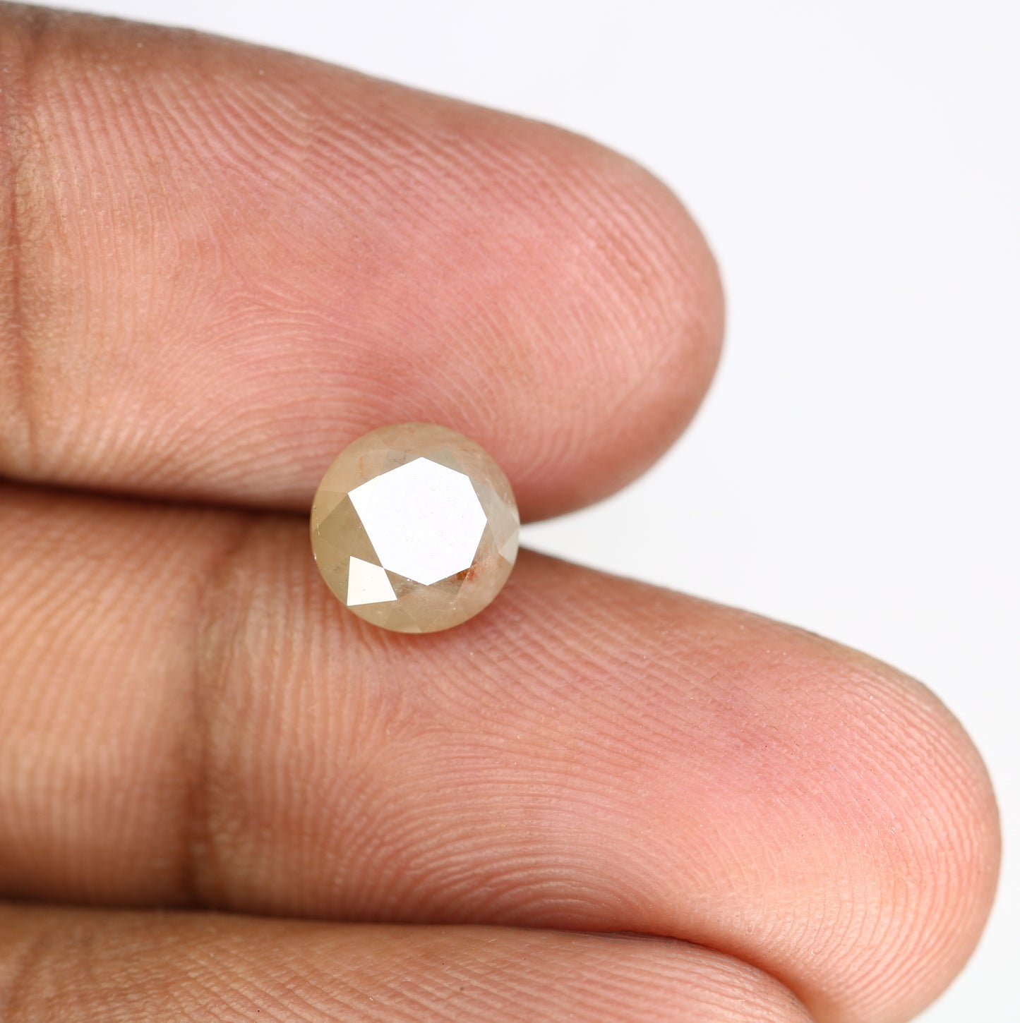 2.37 CT Natural Grey Round Brilliant Cut 7.70 MM Loose Diamond For Wedding Ring - JayKrishna Diamond