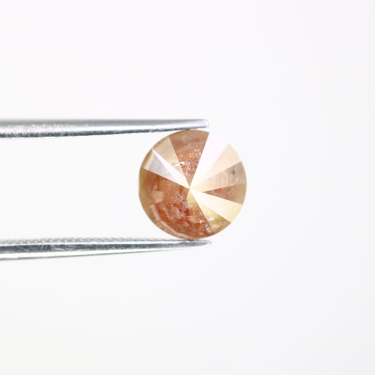 2.32 CT Fancy Red 7.60 MM Round Brilliant Cut Diamond For Statement Ring - JayKrishna Diamond