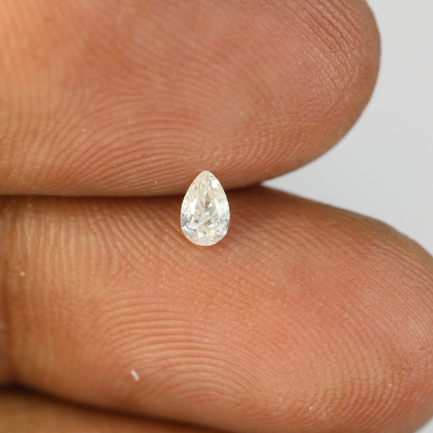 0.22 CT Pear Cut White Diamond – Perfect for Engagement Rings - JayKrishna Diamond