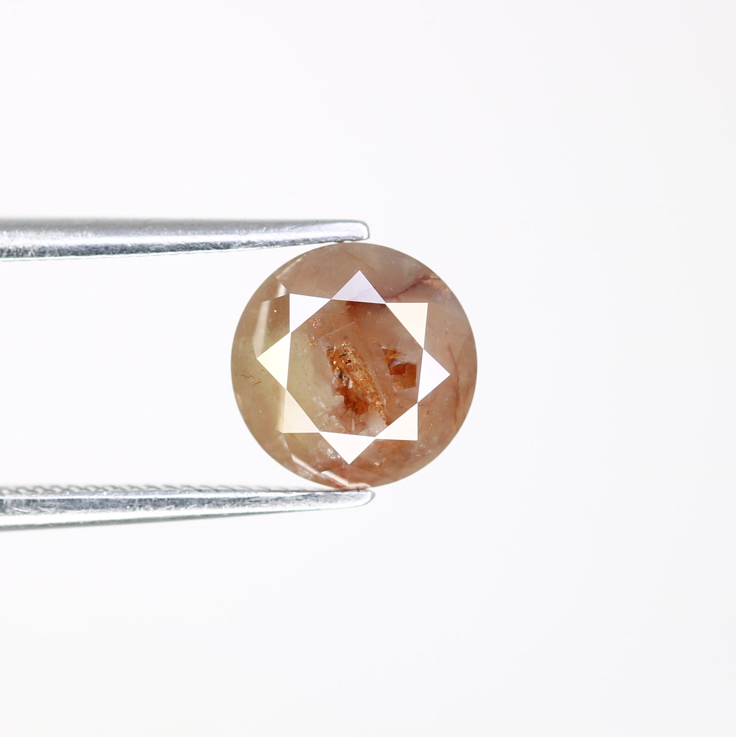 2.03 CT 7.50 MM Fancy Red Round Brilliant Cut Diamond For Promise Ring - JayKrishna Diamond