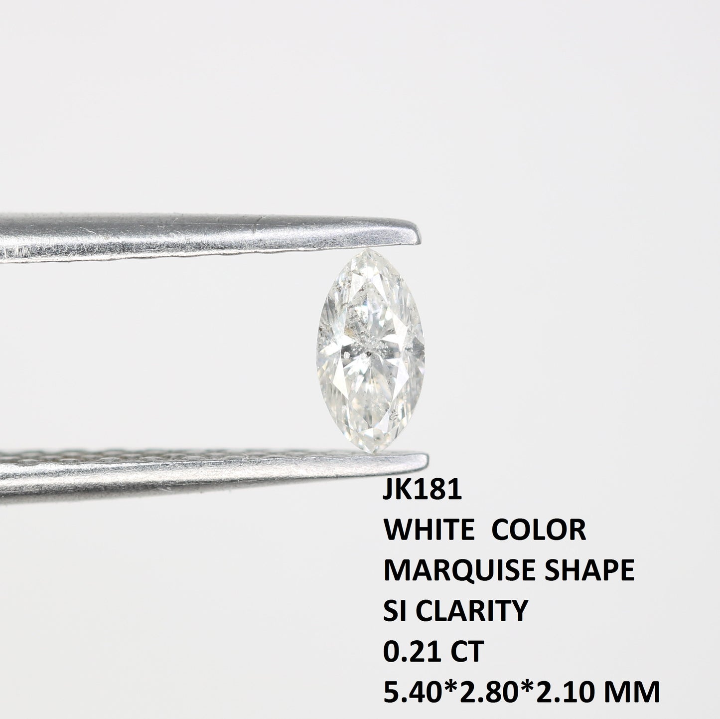 0.21 CT Marquise Cut White Natural Loose Diamond – Ideal for Engagement Rings - JayKrishna Diamond