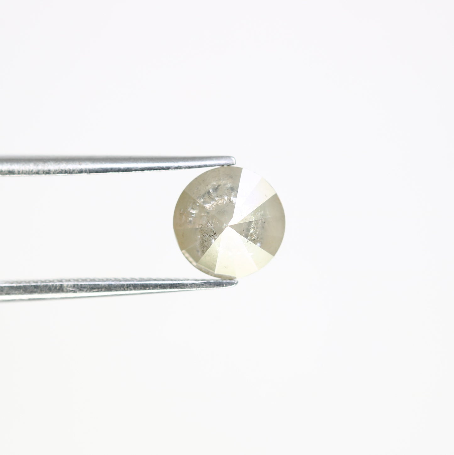 1.95 CT 7.20 MM Natural Grey Round Brilliant Cut Loose Diamond For Designer Ring - JayKrishna Diamond