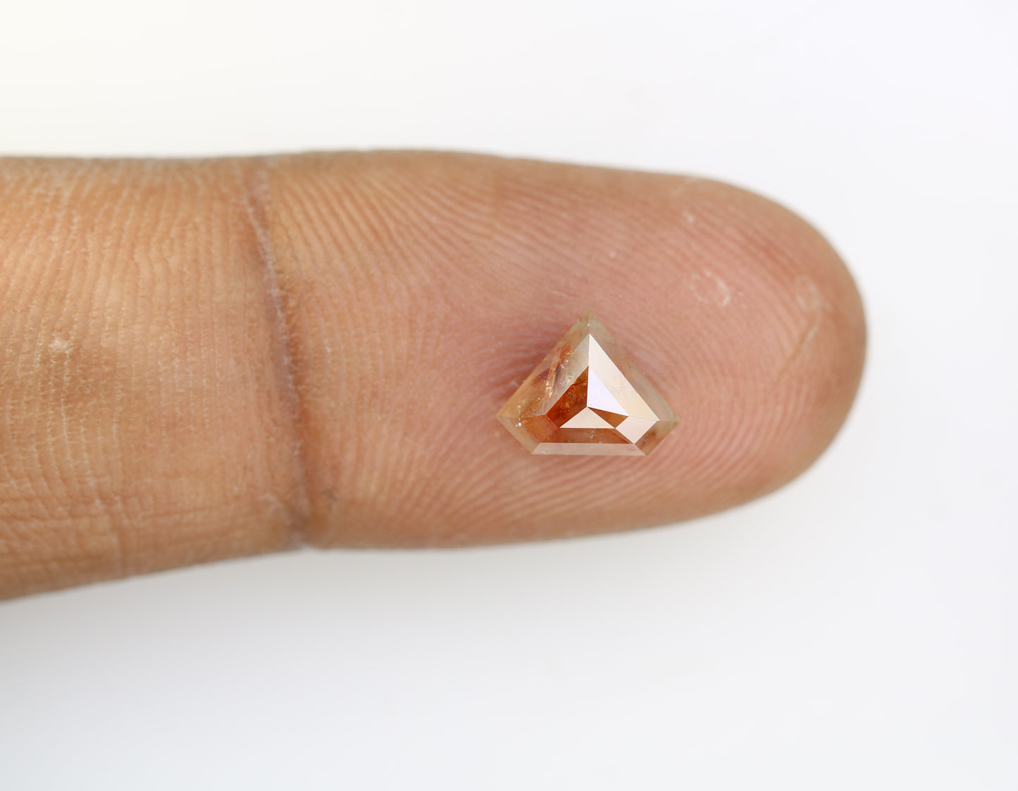 1.51 CT Diamond Cut Red Diamond For Engagement Ring - JayKrishna Diamond
