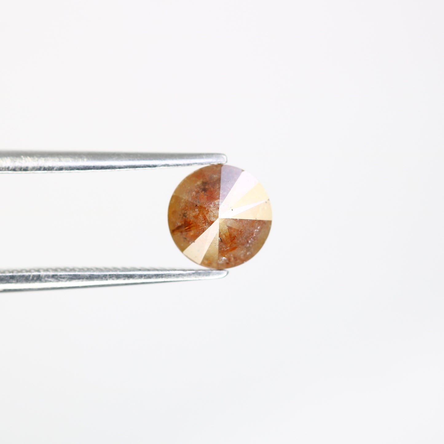 1.24 CT Natural Fancy Red 6.20 MM Round Brilliant Cut Diamond For Designer Ring - JayKrishna Diamond