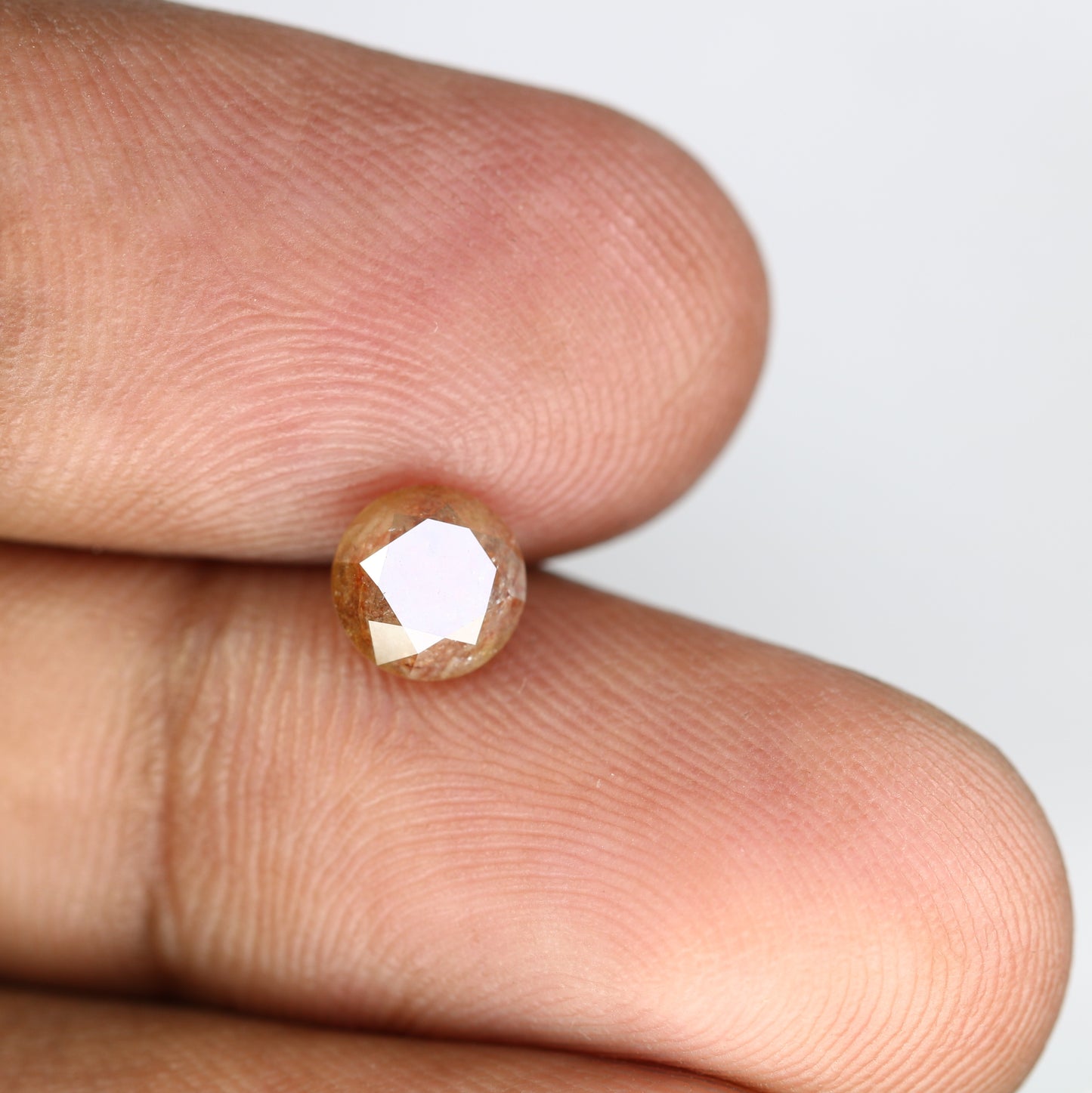 1.24 CT Natural Fancy Red 6.20 MM Round Brilliant Cut Diamond For Designer Ring - JayKrishna Diamond