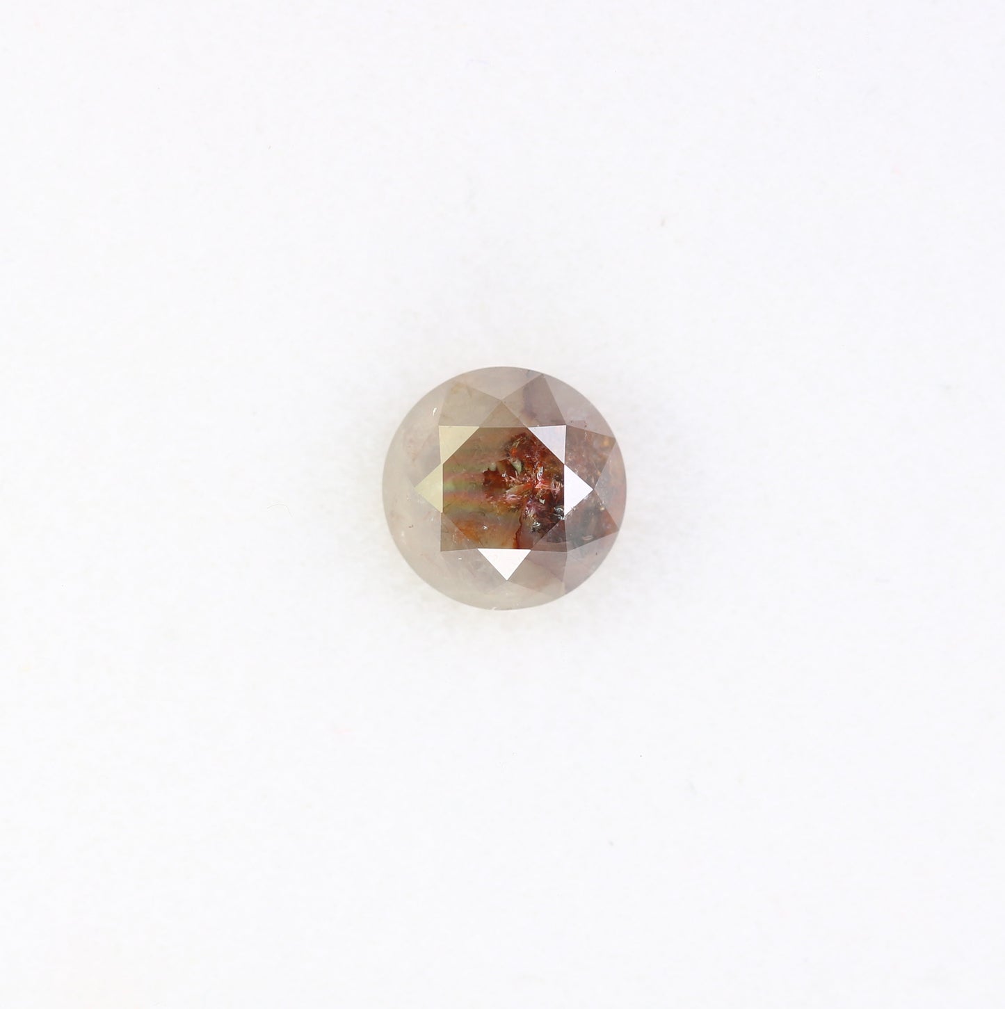 1.20 CT Loose Grey 6.20 MM Round Brilliant Cut Diamond For Engagement Ring - JayKrishna Diamond