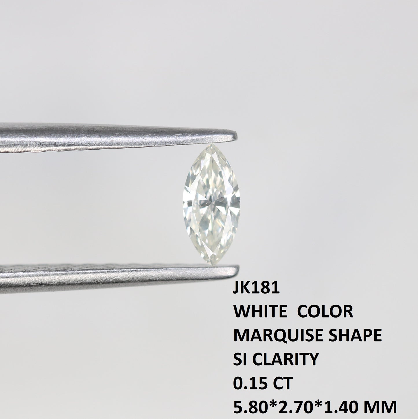 0.15 CT Marquise Shape White Loose Diamond – Ideal for Engagement Rings and Custom Jewelry - JayKrishna Diamond
