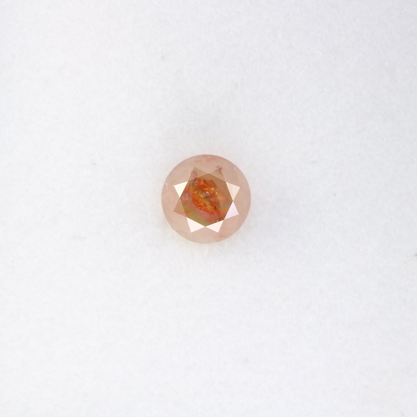 1.04 CT Fancy Red 5.90 MM Polished Round Brilliant Cut Diamond For Proposal Ring - JayKrishna Diamond