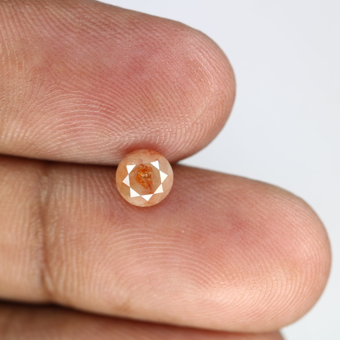 1.04 CT Fancy Red 5.90 MM Polished Round Brilliant Cut Diamond For Proposal Ring - JayKrishna Diamond