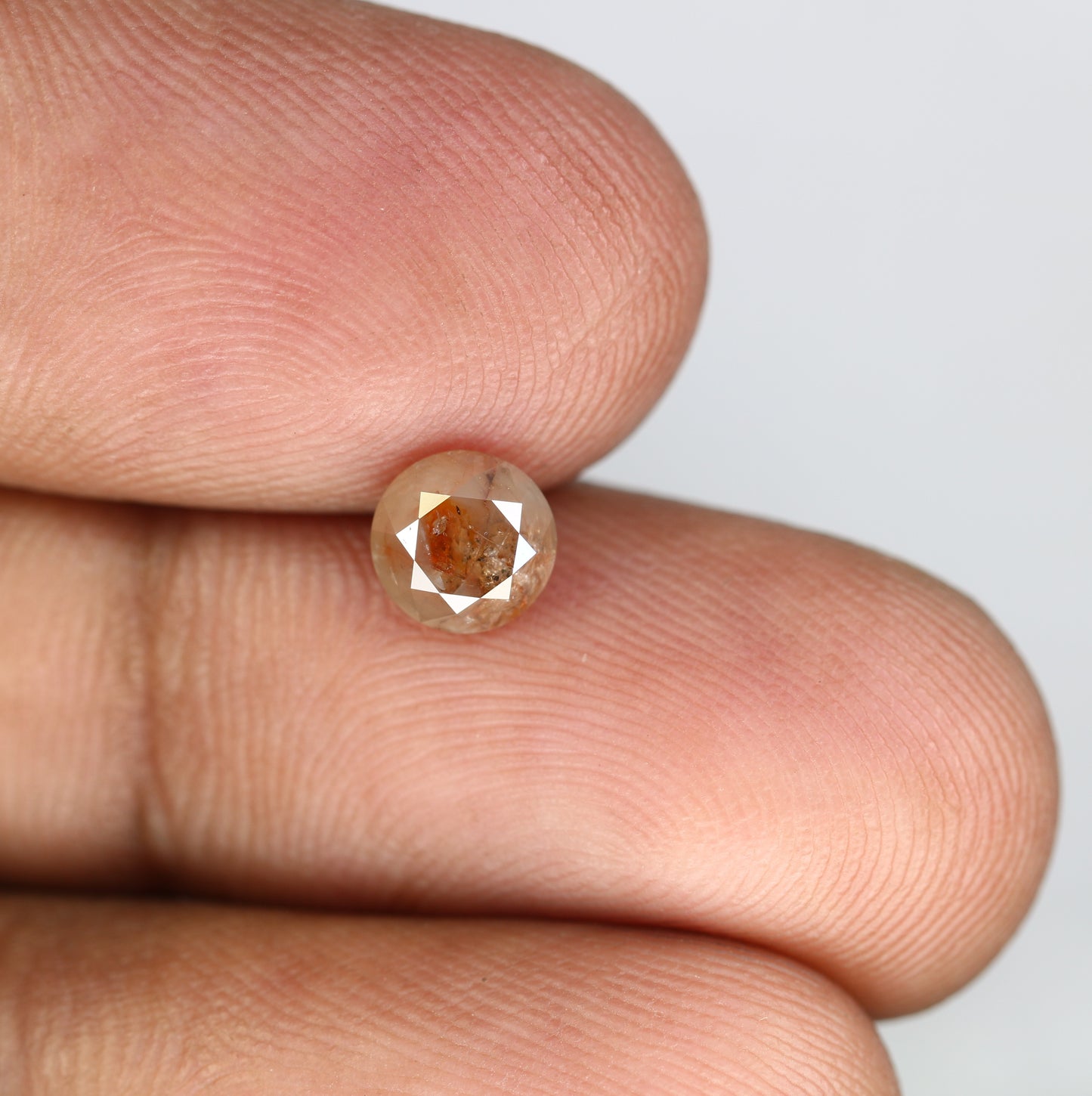 1.06 CT Fancy Red 5.90 MM Polished Round Brilliant Cut Diamond For Promise Ring - JayKrishna Diamond