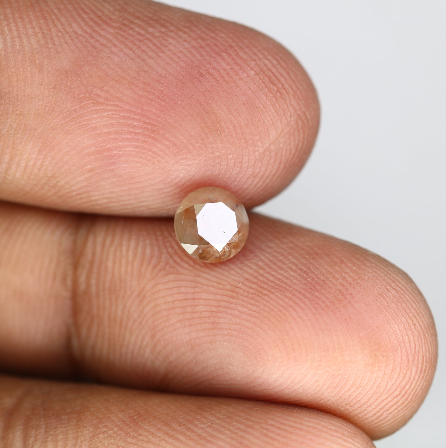1.06 CT Fancy Red 5.90 MM Polished Round Brilliant Cut Diamond For Promise Ring - JayKrishna Diamond