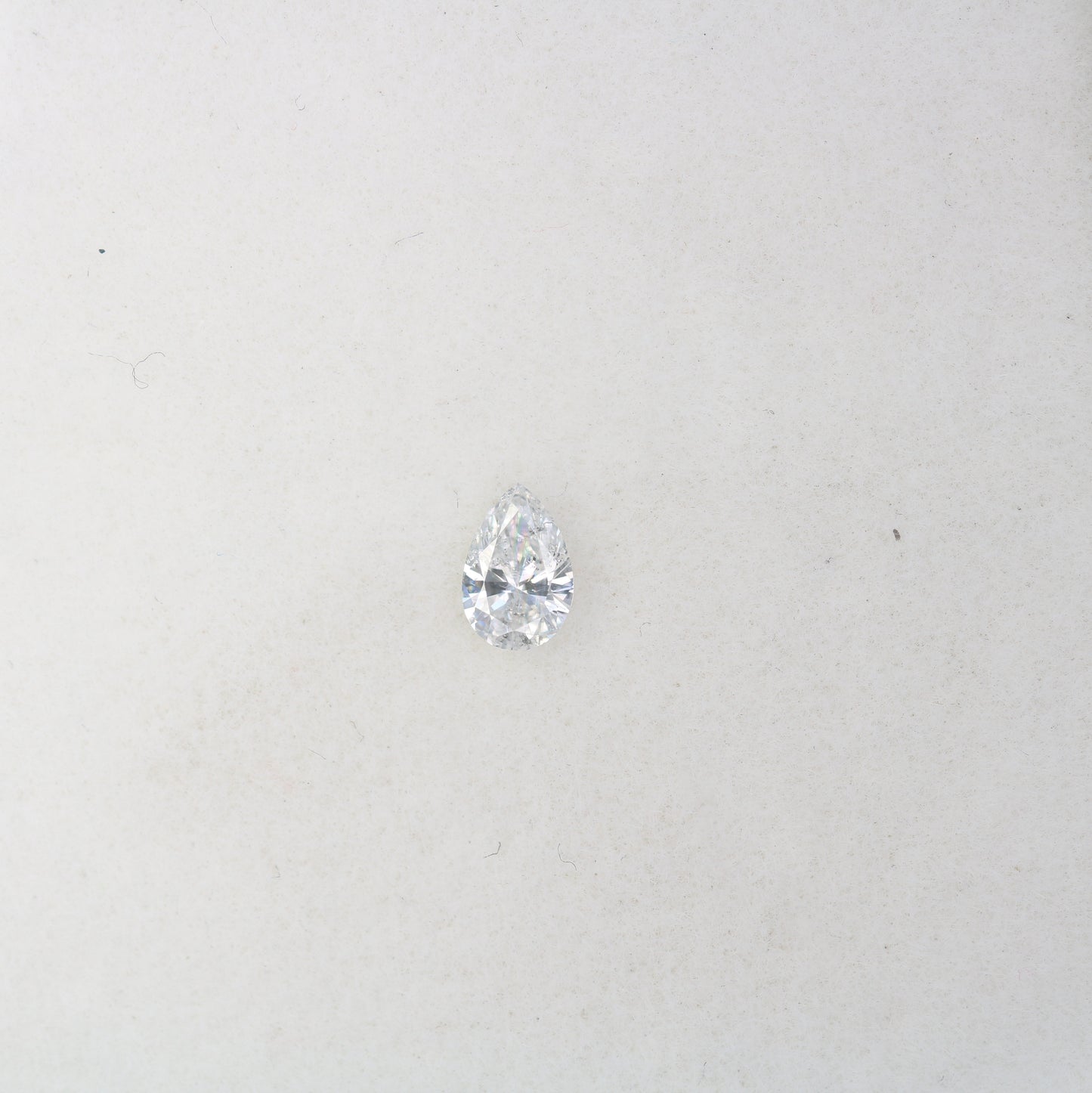 0.17 CT Pear Cut Natural White Salt and Pepper Diamond - Ideal for Engagement Rings, Necklaces, Earrings, and Custom Jewelry - JayKrishna Diamond