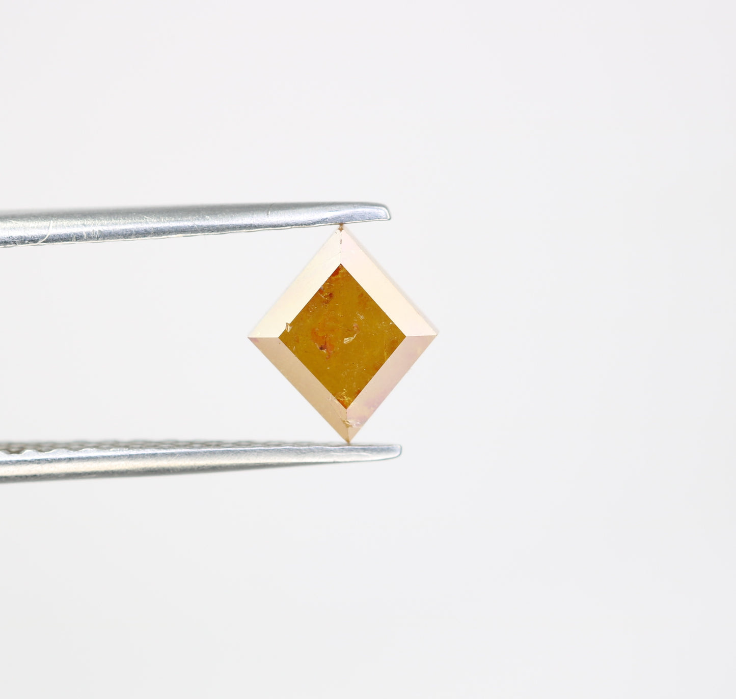 1.24 CT Kite Shape Orange Diamond For Engagement Ring - JayKrishna Diamond