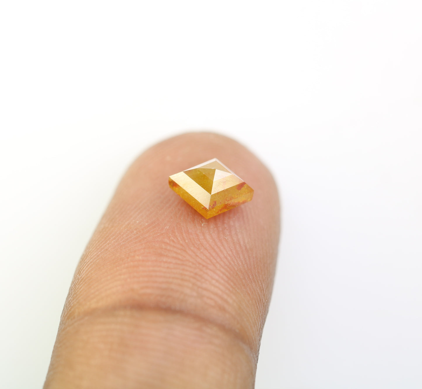 1.24 CT Kite Shape Orange Diamond For Engagement Ring - JayKrishna Diamond
