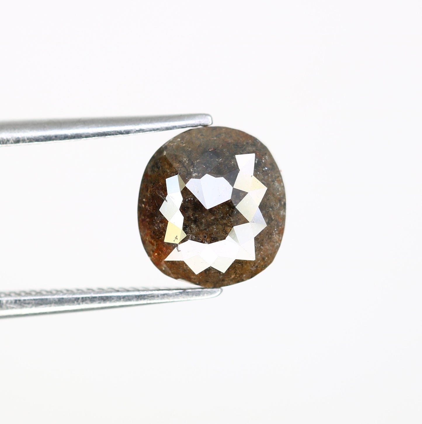 1.95 Carat 8.10 MM Polished Cushion Shape Fancy Grey Diamond For Promise Ring - JayKrishna Diamond