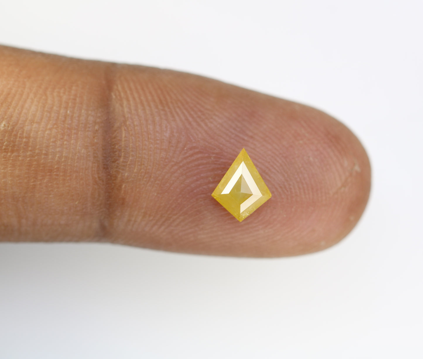 0.92 CT Yellow Kite Cut Diamond For Engagement Ring - JayKrishna Diamond