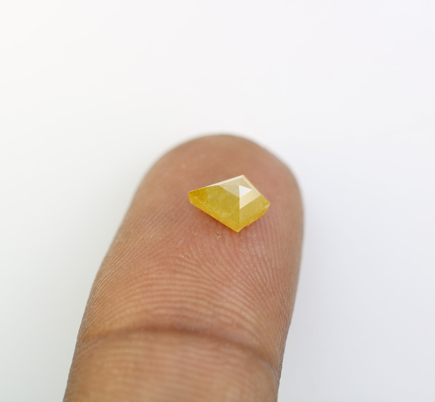 0.92 CT Yellow Kite Cut Diamond For Engagement Ring - JayKrishna Diamond