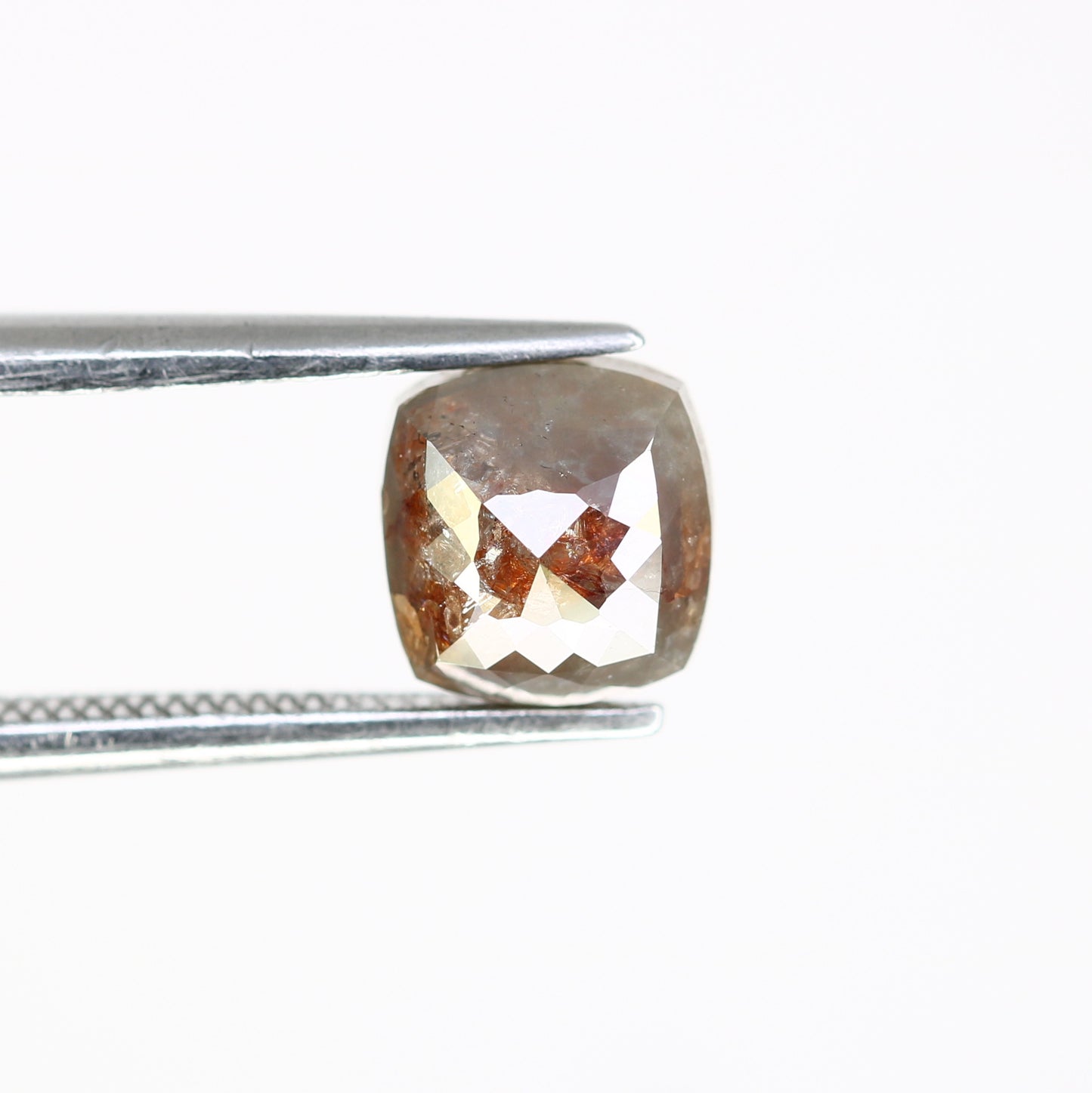 1.59 CT Brown Color Loose Cushion Shape 6.50 MM Diamond For Engagement Ring - JayKrishna Diamond