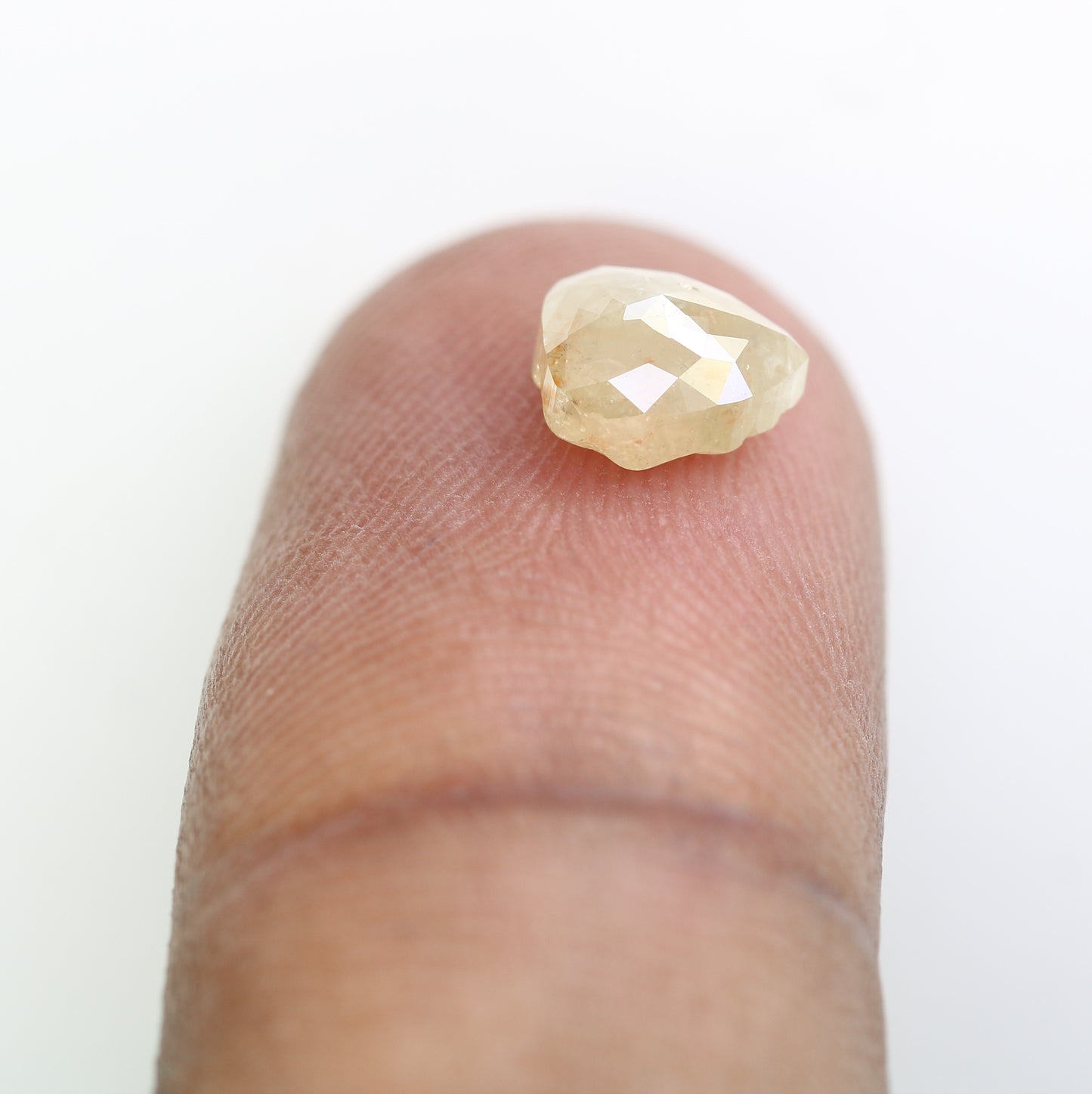 1.52 CT Fancy Light Yellow Polished Pear Shape 7.00 MM Diamond For Designer Jewelry - JayKrishna Diamond