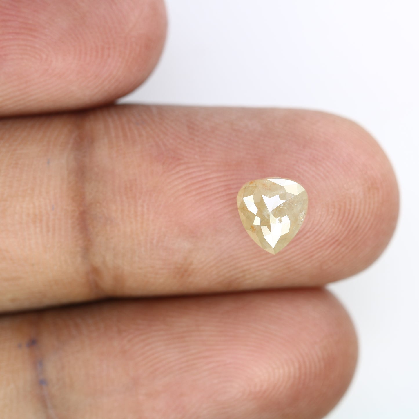 1.52 CT Fancy Light Yellow Polished Pear Shape 7.00 MM Diamond For Designer Jewelry - JayKrishna Diamond