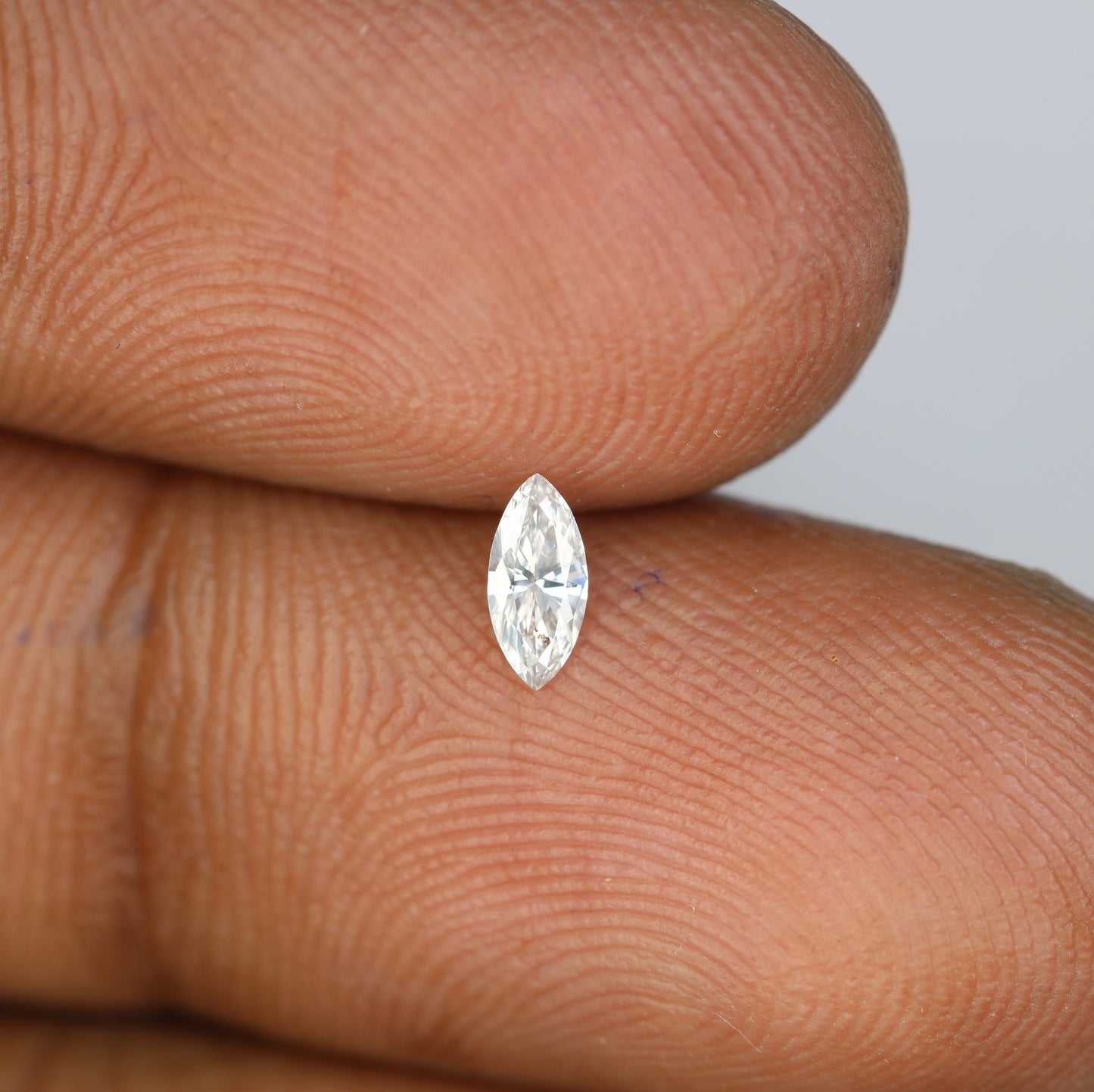 0.16 CT Loose Marquise Shape Salt and Pepper Diamond - Versatile Gemstone for Engagement Rings, Necklaces, Earrings, Bracelets, and More - JayKrishna Diamond