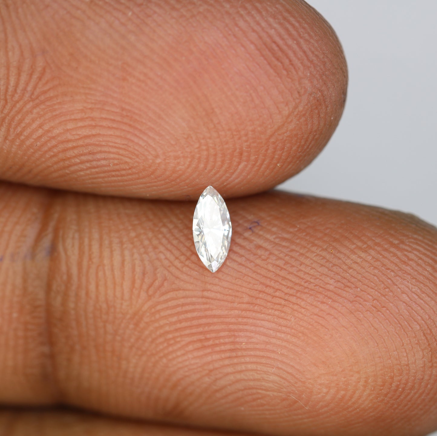 0.16 CT Loose Marquise Shape Salt and Pepper Diamond - Versatile Gemstone for Engagement Rings, Necklaces, Earrings, Bracelets, and More - JayKrishna Diamond