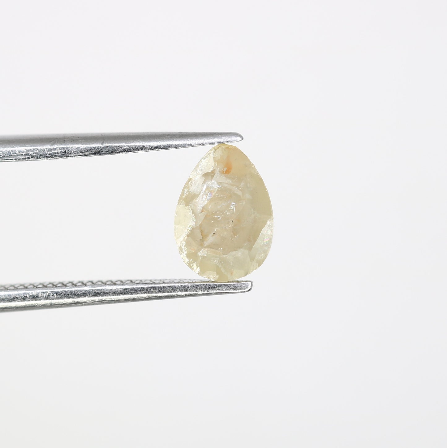 0.86 CT Natural Loose Grey 7.20 MM Pear Shaped Diamond For Statement Ring - JayKrishna Diamond