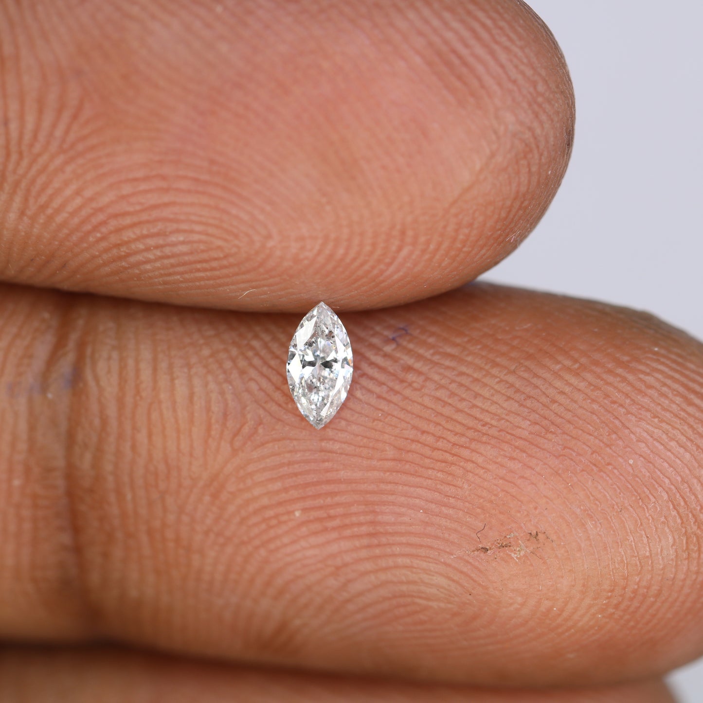 0.14 CT Pear Shape Black Natural Salt and Pepper Loose Diamond – Perfect for Custom Jewelry - JayKrishna Diamond